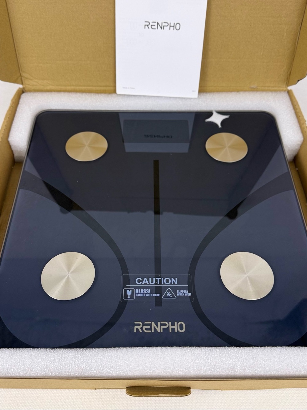 RENPHO Elis 1 Smart Body Composition Scale Bluetooth 400lb ES-CS20M Open Box